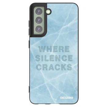 Picasee silikonový černý obal pro Samsung Galaxy S21 FE 5G - SILENCE