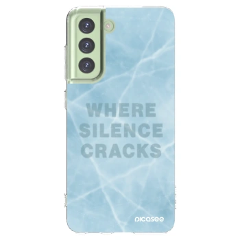 Picasee silikonový průhledný obal pro Samsung Galaxy S21 FE 5G - SILENCE