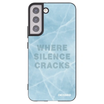 Picasee silikonový černý obal pro Samsung Galaxy S22+ 5G - SILENCE