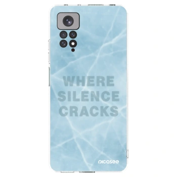 Picasee silikonový průhledný obal pro Xiaomi Redmi Note 11S 4G - SILENCE