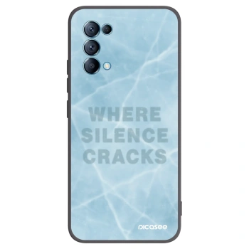 Picasee silikonový černý obal pro OPPO Reno 5 5G - SILENCE