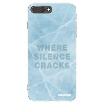 Picasee silikonový průhledný obal pro Apple iPhone 8 Plus - SILENCE