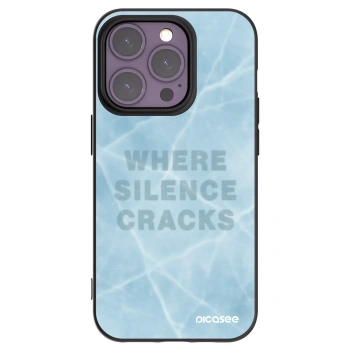 Picasee silikonový černý obal pro Apple iPhone 14 Pro - SILENCE