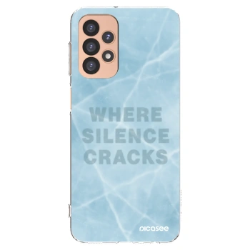 Picasee silikonový průhledný obal pro Samsung Galaxy A23 A236B 5G - SILENCE