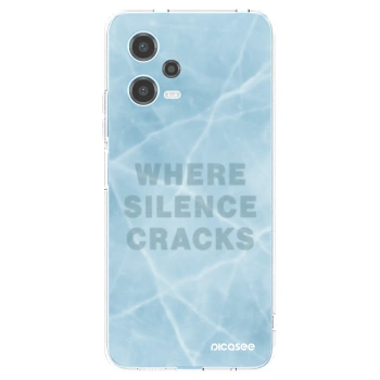 Picasee silikonový průhledný obal pro Xiaomi Redmi Note 12 5G - SILENCE
