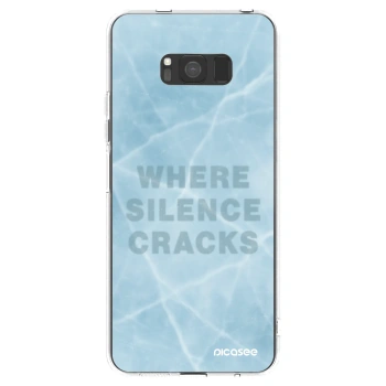 Picasee silikonový průhledný obal pro Samsung Galaxy S8 G950F - SILENCE
