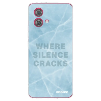 Picasee silikonový průhledný obal pro Motorola Moto G84 5G - SILENCE
