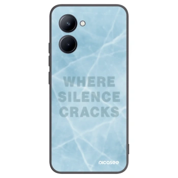 Picasee silikonový černý obal pro Realme C33 (2023) - SILENCE