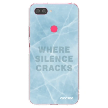 Picasee silikonový průhledný obal pro Xiaomi Mi 8 Lite - SILENCE