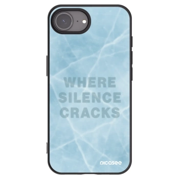 Picasee silikonový černý obal pro Apple iPhone 16e - SILENCE