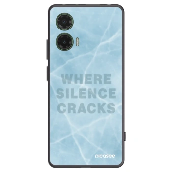 Picasee silikonový černý obal pro Motorola Moto G35 5G - SILENCE