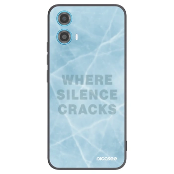 Picasee silikonový černý obal pro Motorola Moto G34 5G - SILENCE