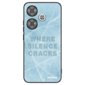 Picasee silikonový černý obal pro Xiaomi Poco F6 - SILENCE