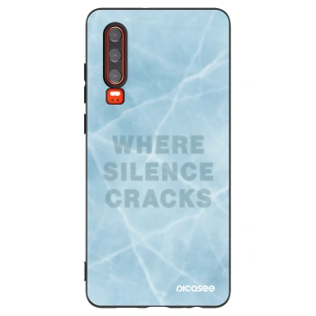 Picasee silikonový černý obal pro Huawei P30 - SILENCE
