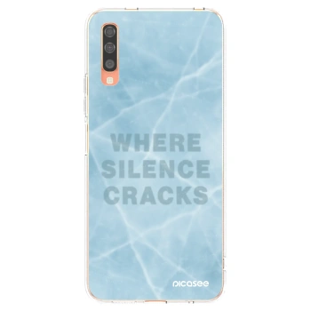Picasee silikonový průhledný obal pro Samsung Galaxy A70 A705F - SILENCE