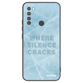 Picasee silikonový černý obal pro Xiaomi Redmi Note 8 - SILENCE