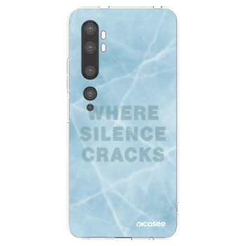 Picasee silikonový průhledný obal pro Xiaomi Mi Note 10 (Pro) - SILENCE