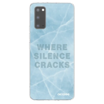 Picasee silikonový průhledný obal pro Samsung Galaxy S20 G980F - SILENCE