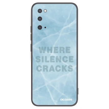 Picasee silikonový černý obal pro Samsung Galaxy S20 G980F - SILENCE