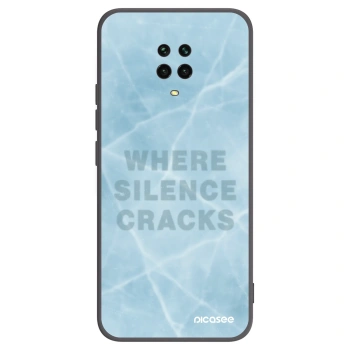 Picasee silikonový černý obal pro Xiaomi Redmi Note 9 Pro - SILENCE