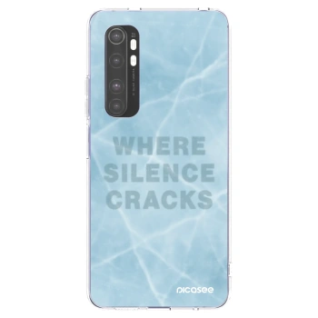 Picasee silikonový průhledný obal pro Xiaomi Mi Note 10 Lite - SILENCE