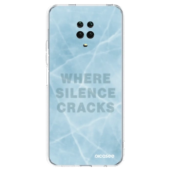 Picasee silikonový průhledný obal pro Xiaomi Redmi Note 9S - SILENCE