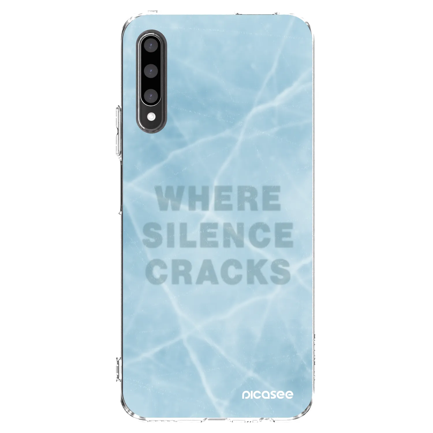 Picasee silikonový průhledný obal pro Honor 9X Pro - SILENCE