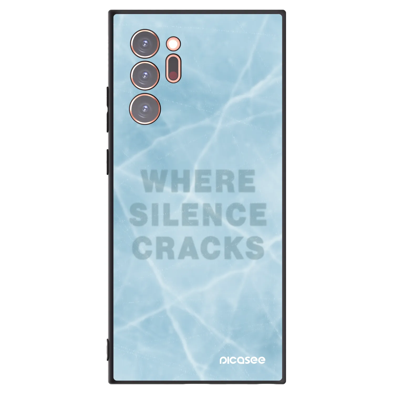 Picasee silikonový černý obal pro Samsung Galaxy Note 20 Ultra - SILENCE