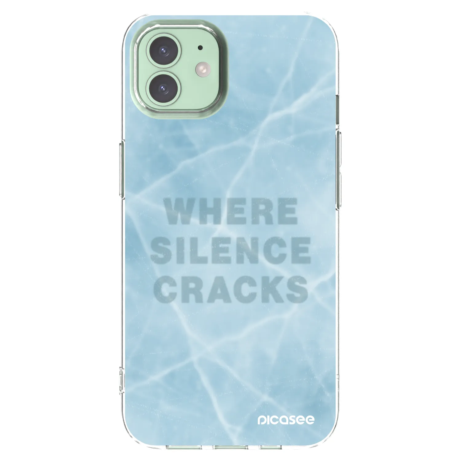 Picasee silikonový průhledný obal pro Apple iPhone 12 Pro - SILENCE