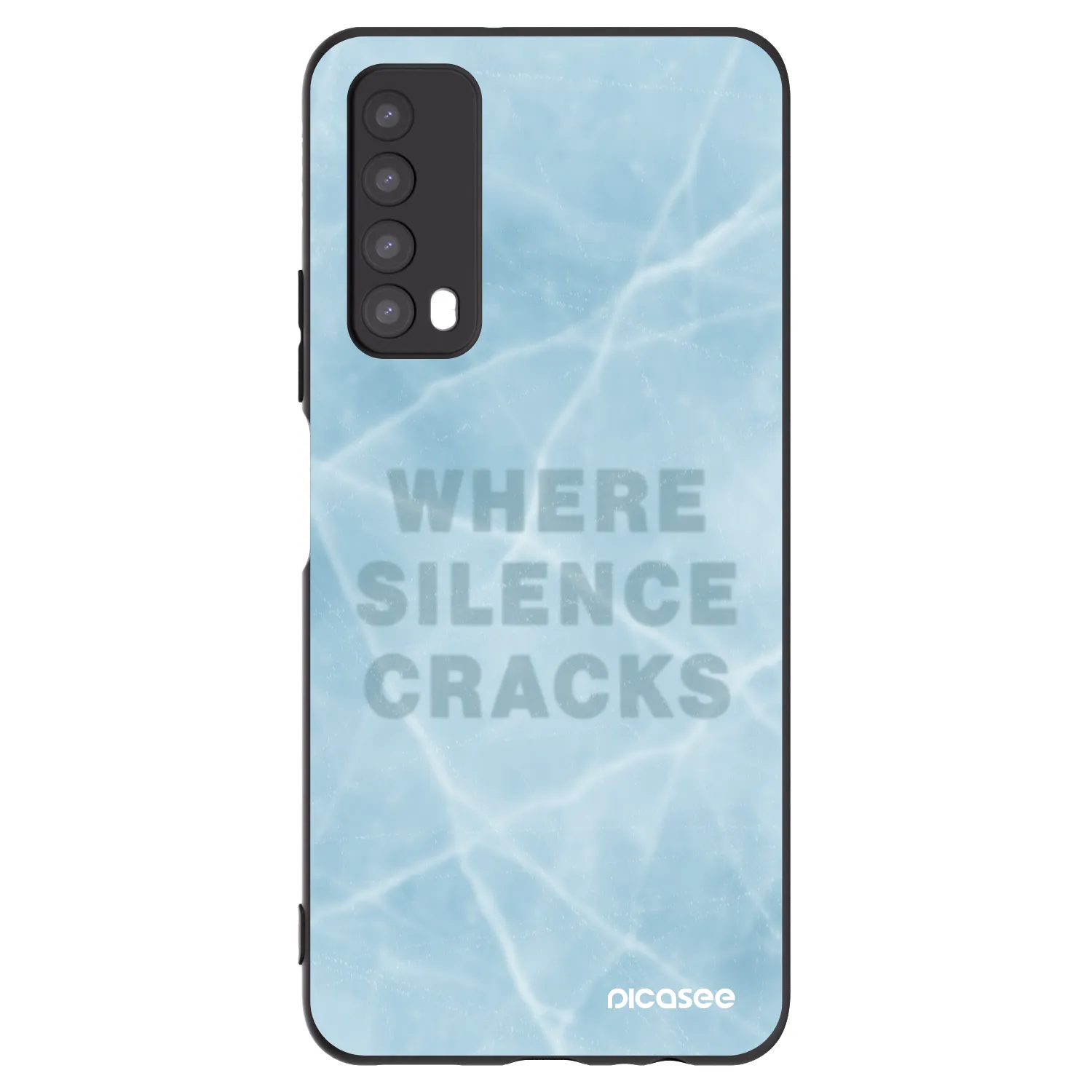 Picasee silikonový černý obal pro Huawei P Smart 2021 - SILENCE