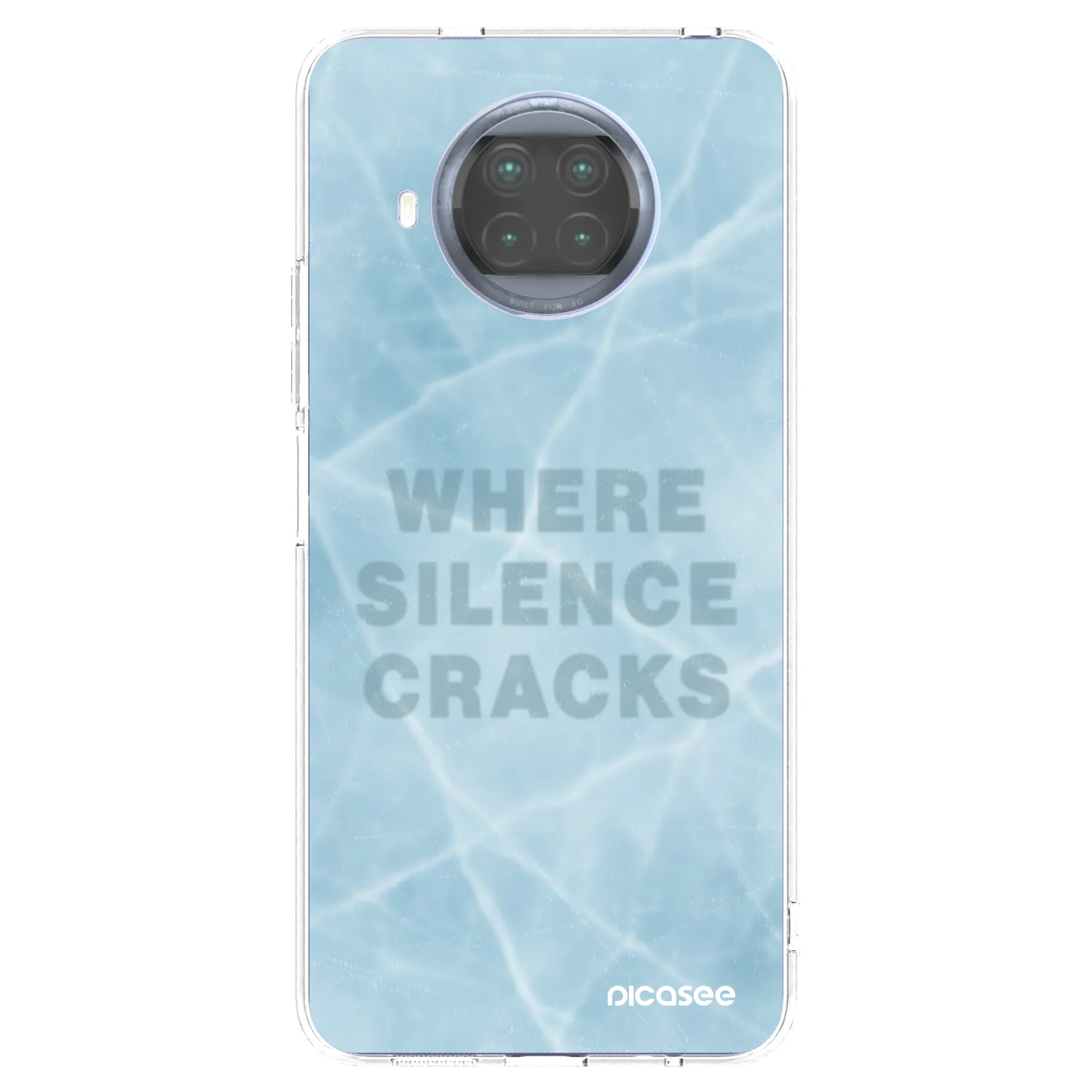 Picasee silikonový průhledný obal pro Xiaomi Mi 10T Lite - SILENCE