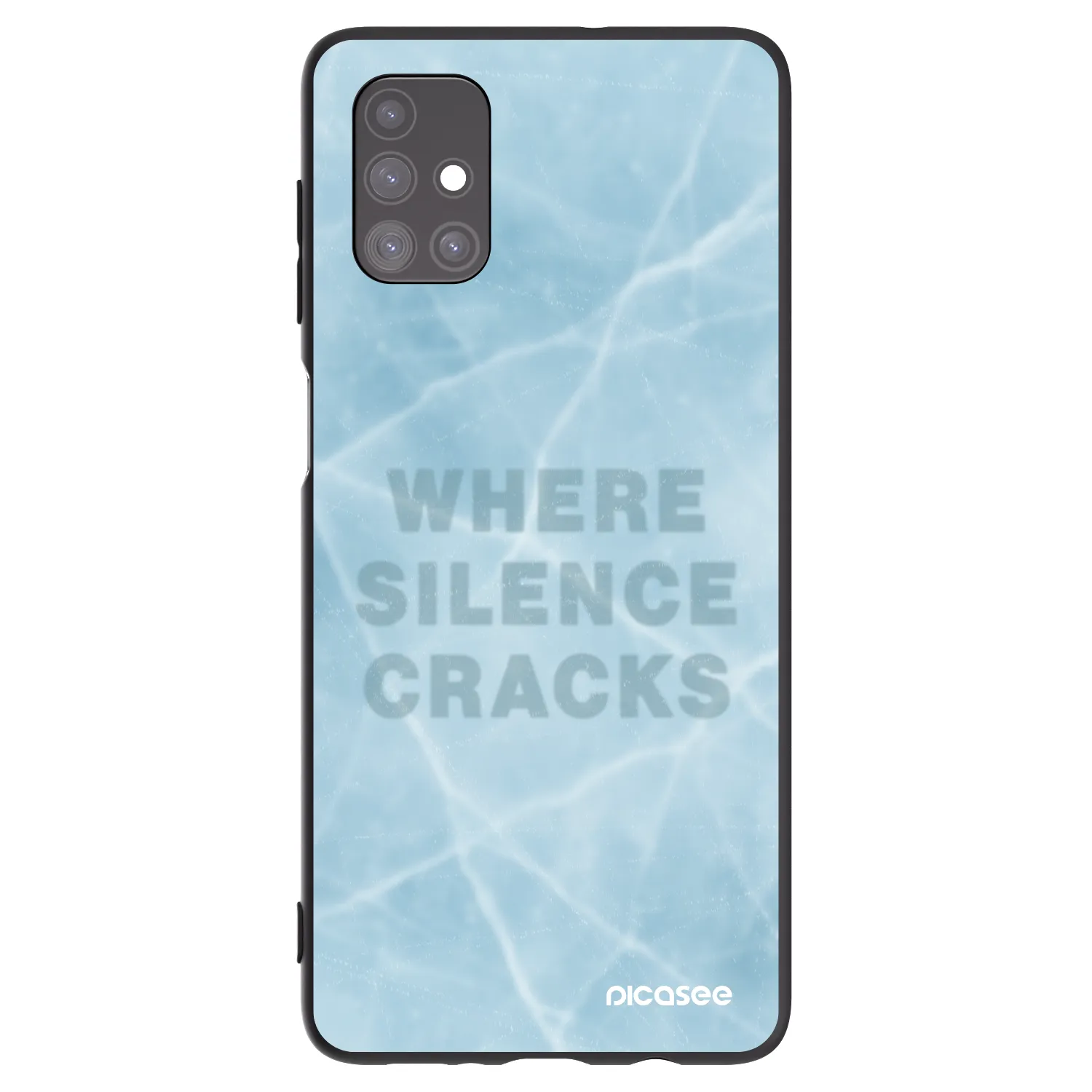 Picasee silikonový černý obal pro Samsung Galaxy M51 M515F - SILENCE