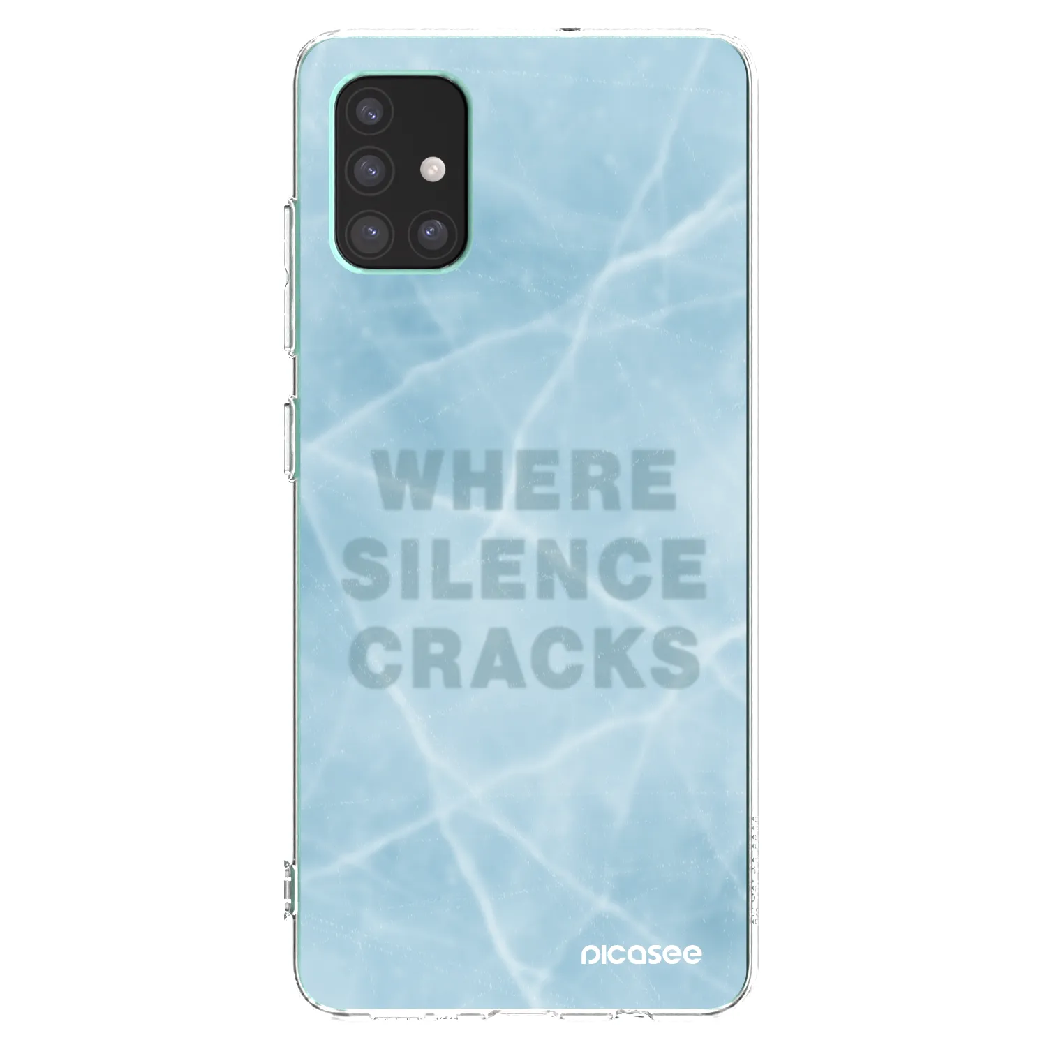 Picasee silikonový průhledný obal pro Samsung Galaxy M51 M515F - SILENCE