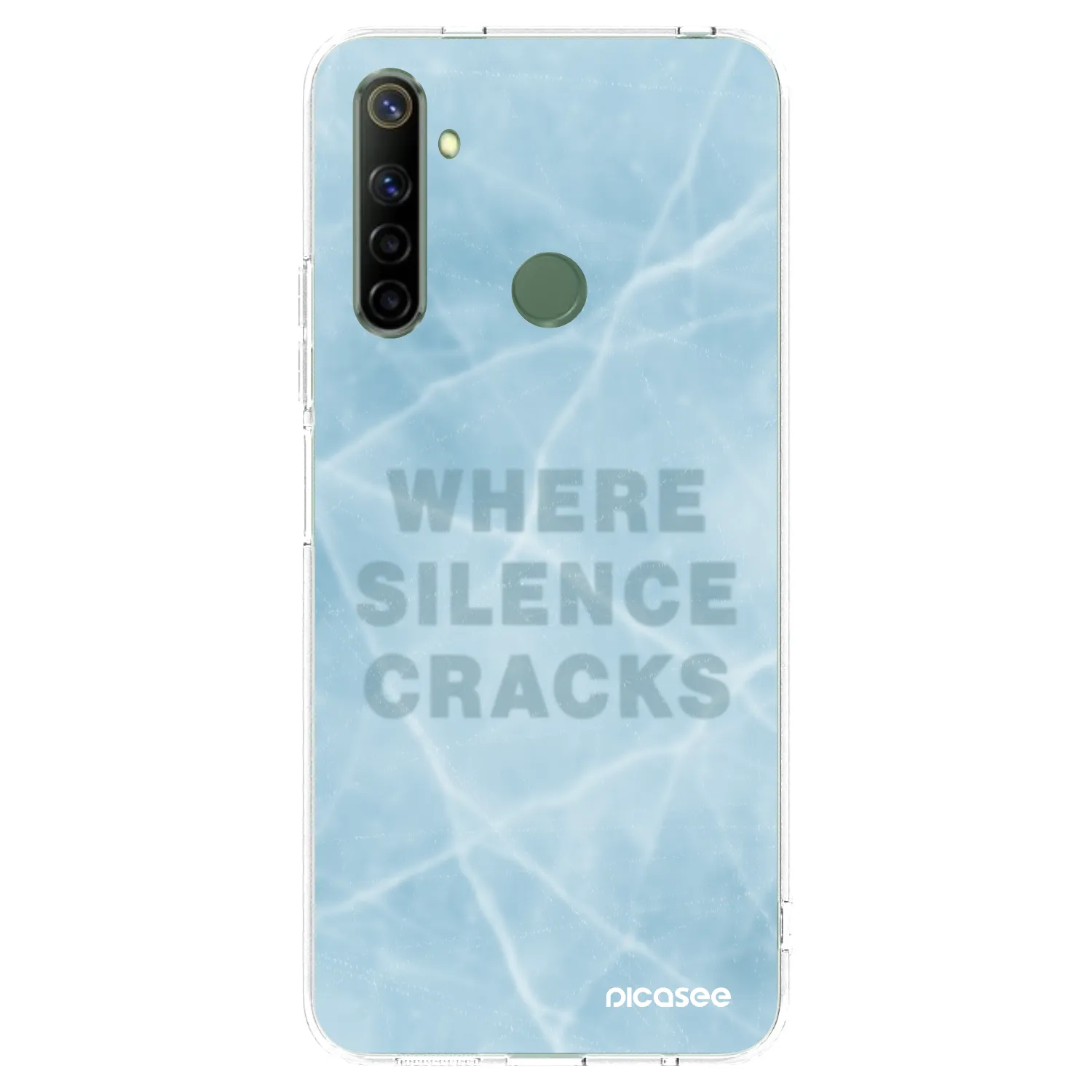 Picasee silikonový průhledný obal pro Realme 6i - SILENCE