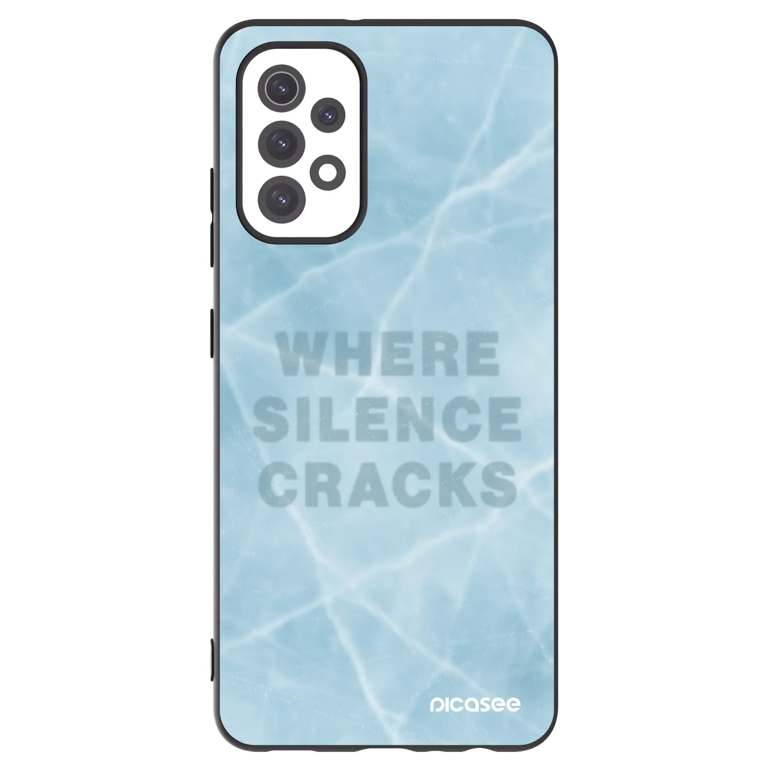 Picasee silikonový černý obal pro Samsung Galaxy A32 5G A326B - SILENCE