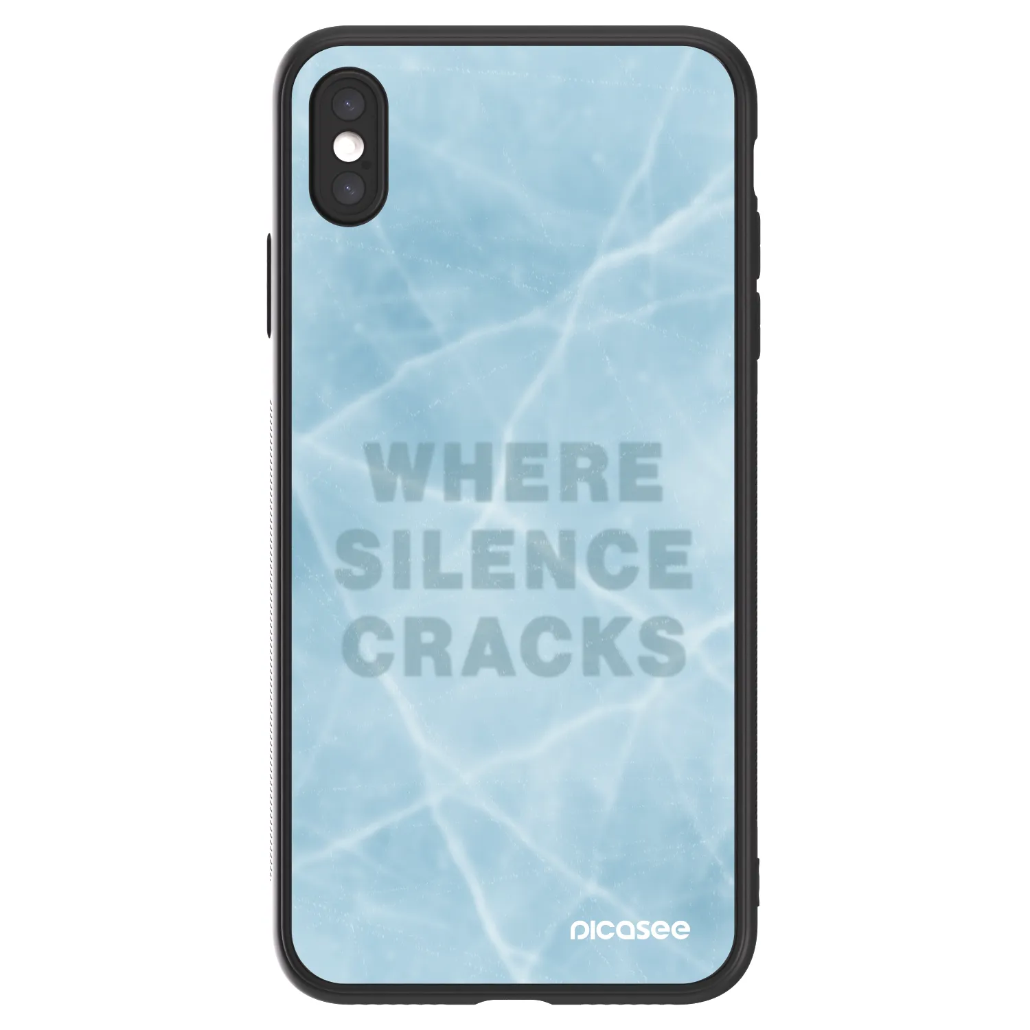 Picasee ULTIMATE CASE pro Apple iPhone XS Max - SILENCE