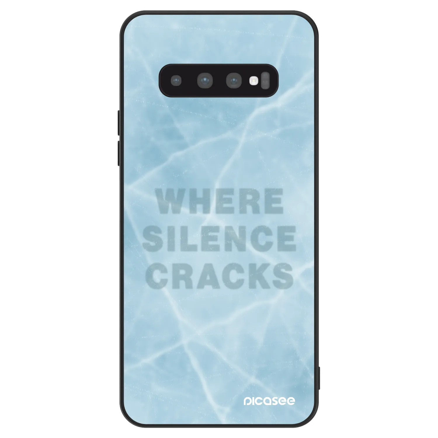 Picasee ULTIMATE CASE pro Samsung Galaxy S10 G973 - SILENCE