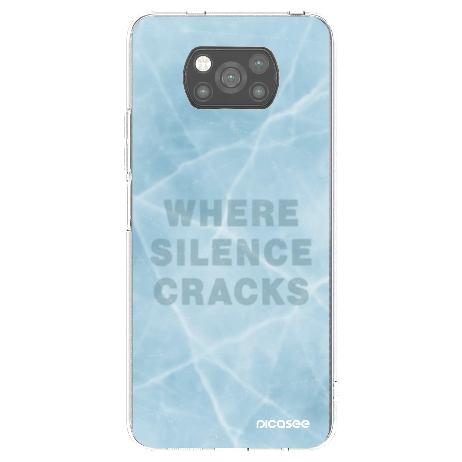 Picasee silikonový černý obal pro Xiaomi Poco X3 Pro - SILENCE