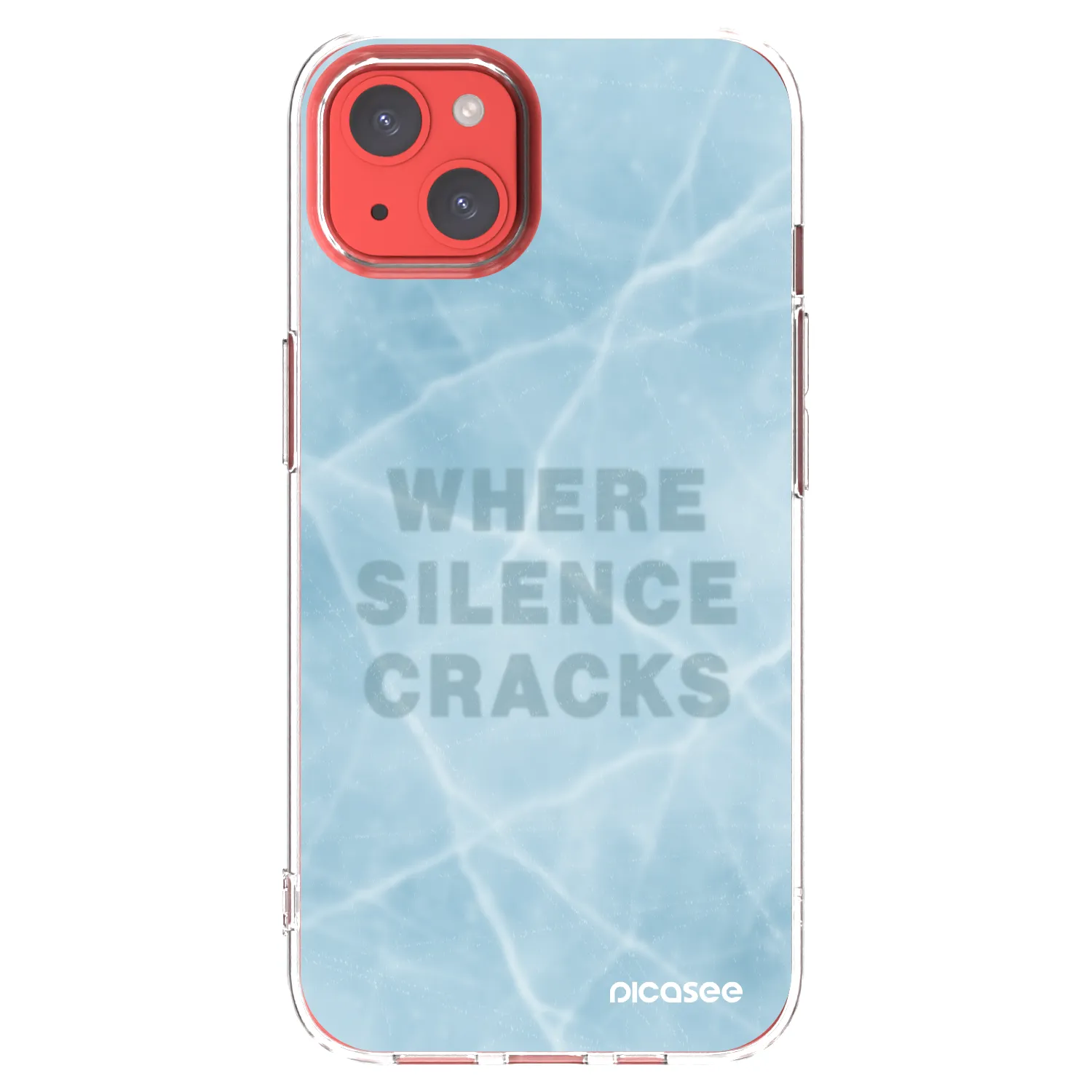 Picasee silikonový průhledný obal pro Apple iPhone 13 - SILENCE