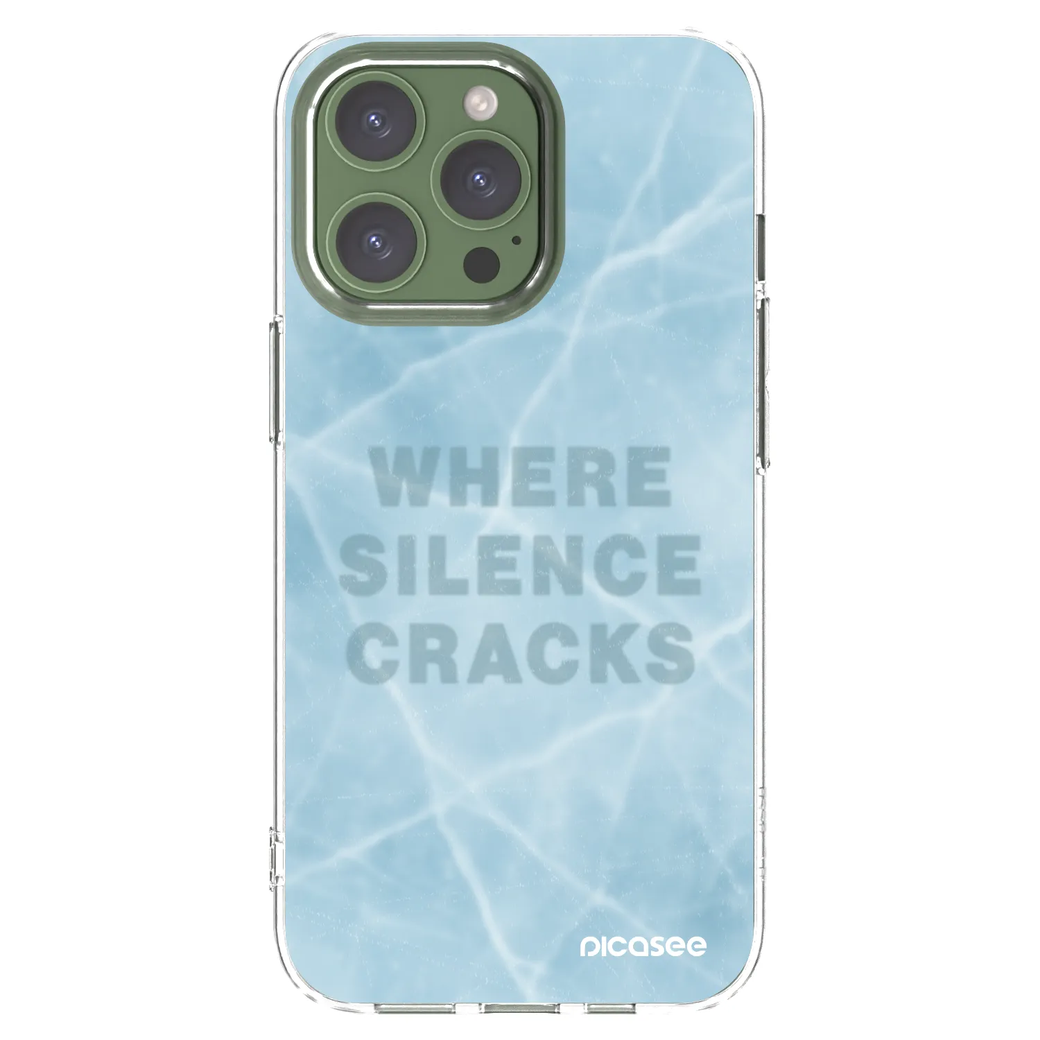Picasee silikonový průhledný obal pro Apple iPhone 13 Pro - SILENCE