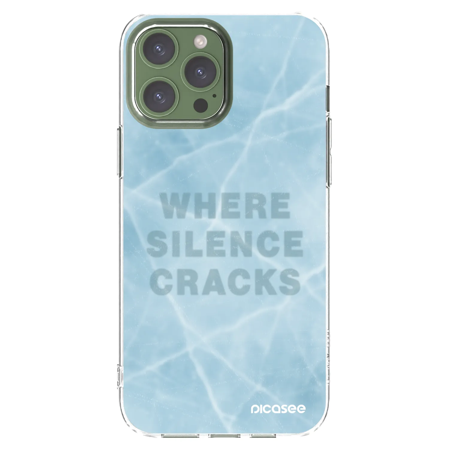 Picasee silikonový průhledný obal pro Apple iPhone 13 Pro Max - SILENCE