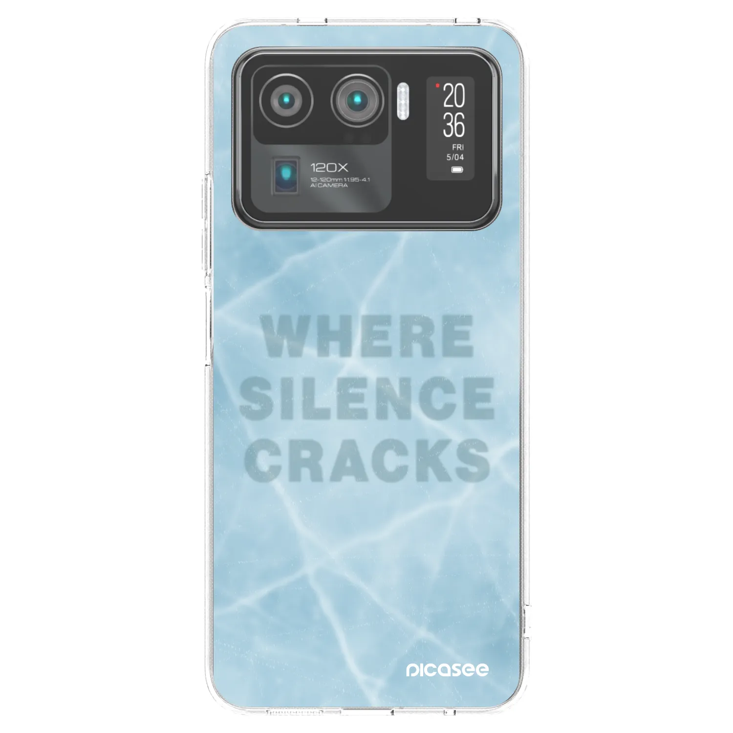 Picasee silikonový průhledný obal pro Xiaomi Mi 11 Ultra - SILENCE