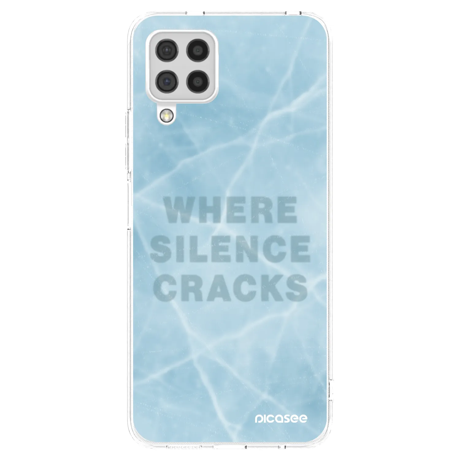 Picasee silikonový průhledný obal pro Samsung Galaxy A22 A225F 4G - SILENCE