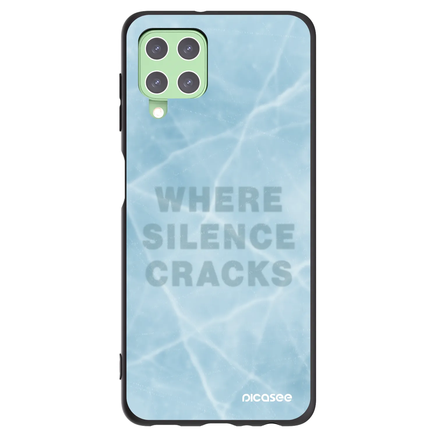 Picasee silikonový černý obal pro Samsung Galaxy A22 A225F 4G - SILENCE