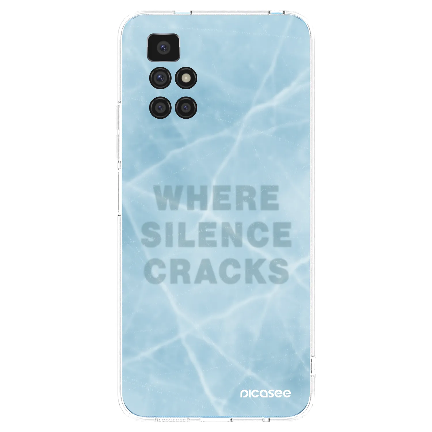 Picasee silikonový průhledný obal pro Xiaomi Redmi 10 - SILENCE