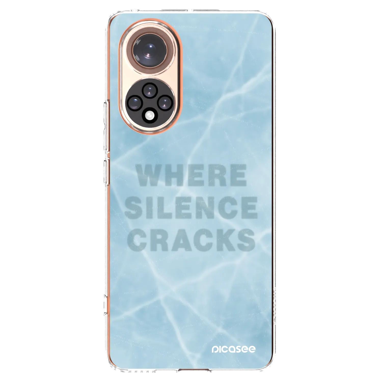 Picasee silikonový průhledný obal pro Honor 50 5G - SILENCE