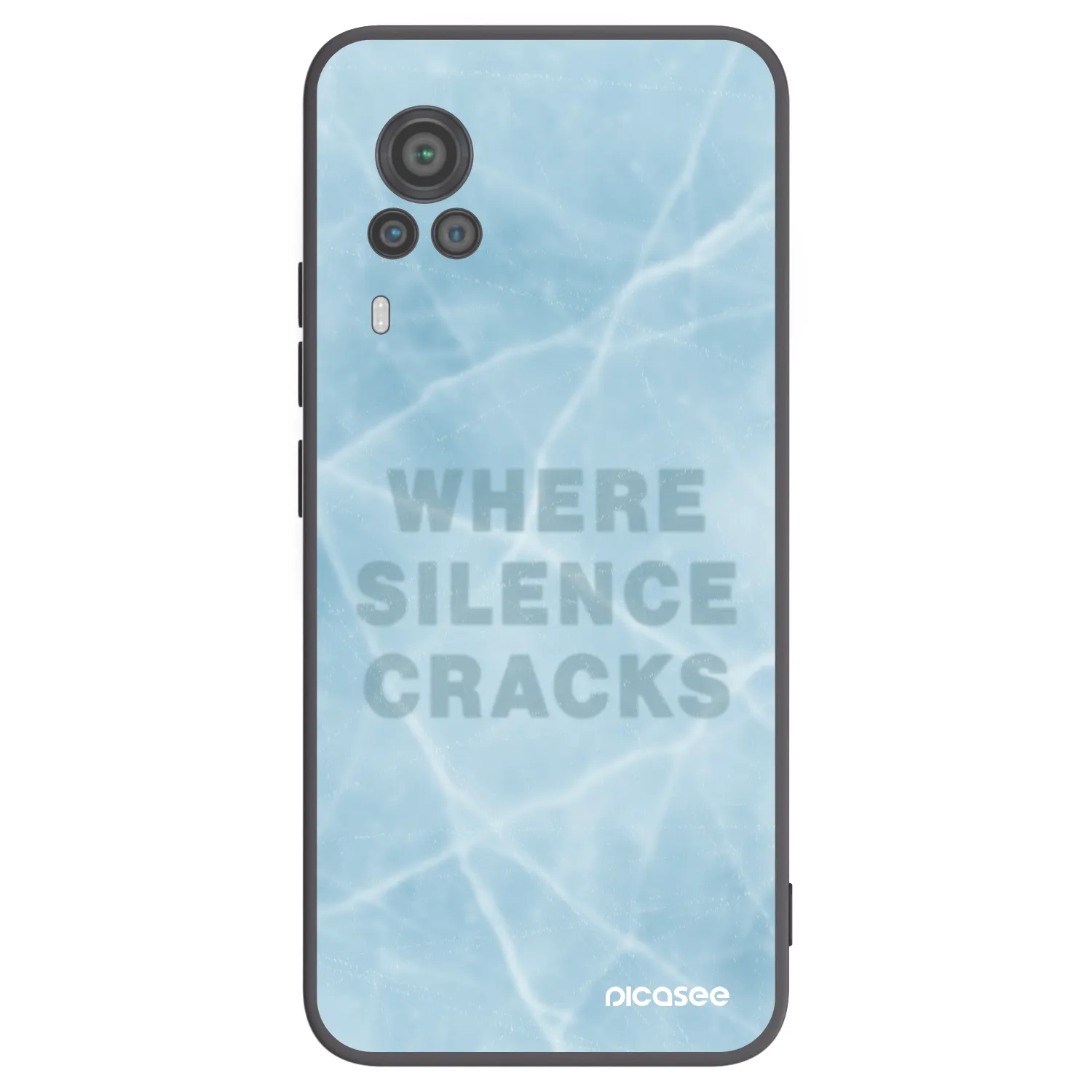 Picasee silikonový černý obal pro Vivo X60 Pro 5G - SILENCE
