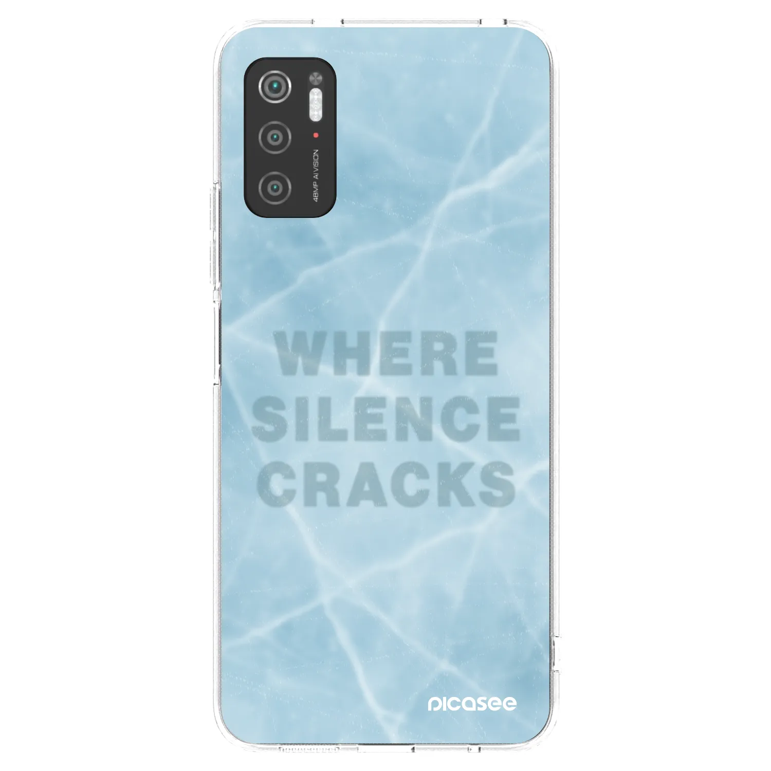 Picasee silikonový průhledný obal pro Xiaomi Poco M3 Pro 5G - SILENCE