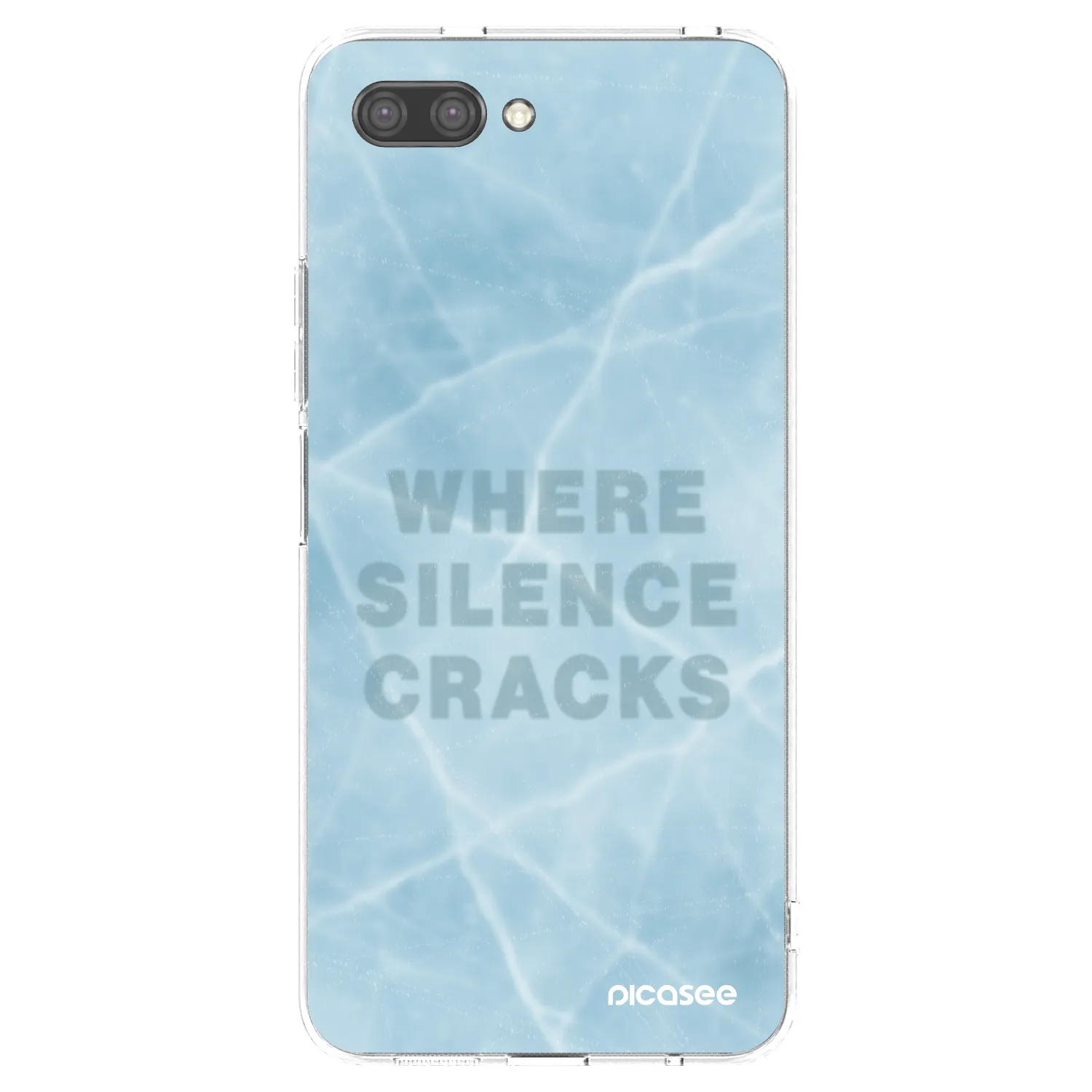 Picasee silikonový průhledný obal pro Honor 10 - SILENCE