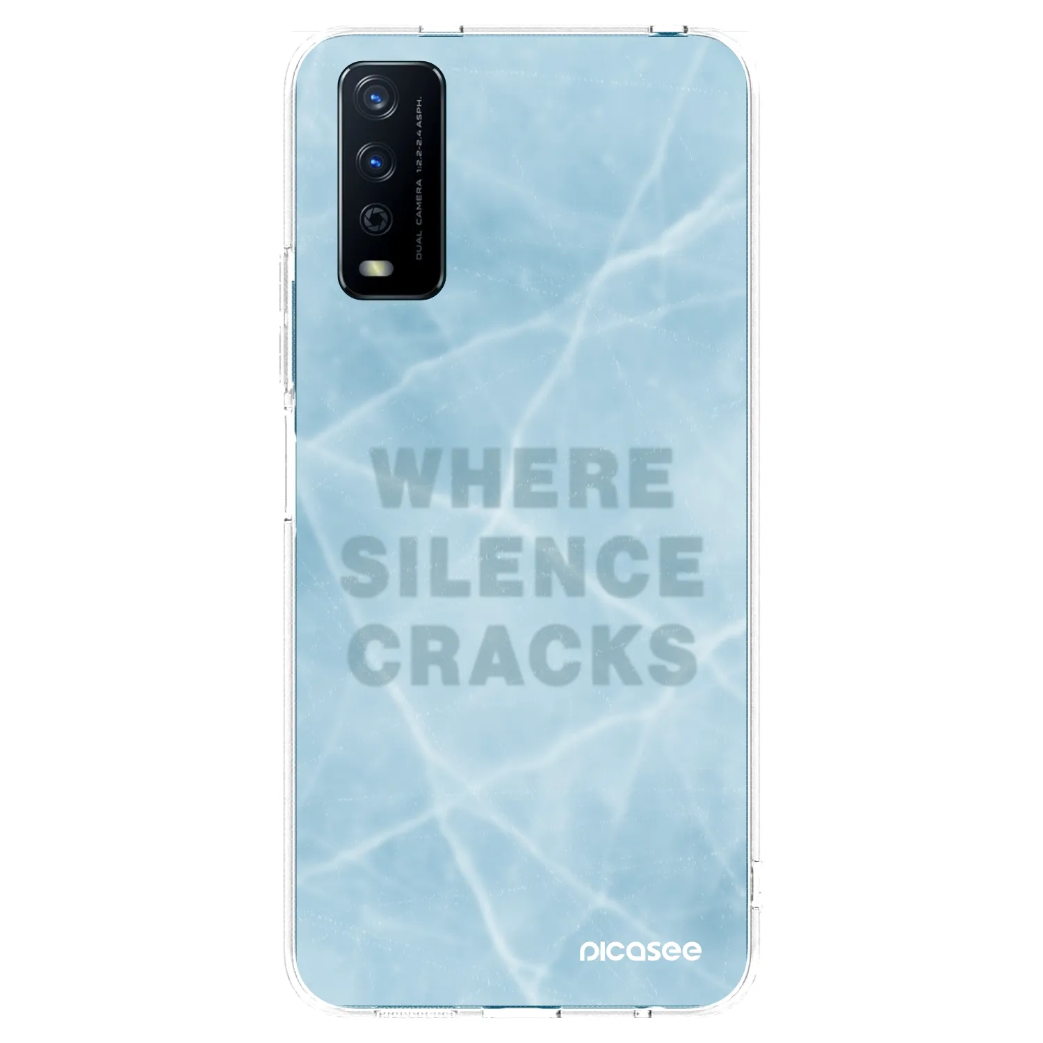 Picasee silikonový průhledný obal pro Vivo Y11s - SILENCE